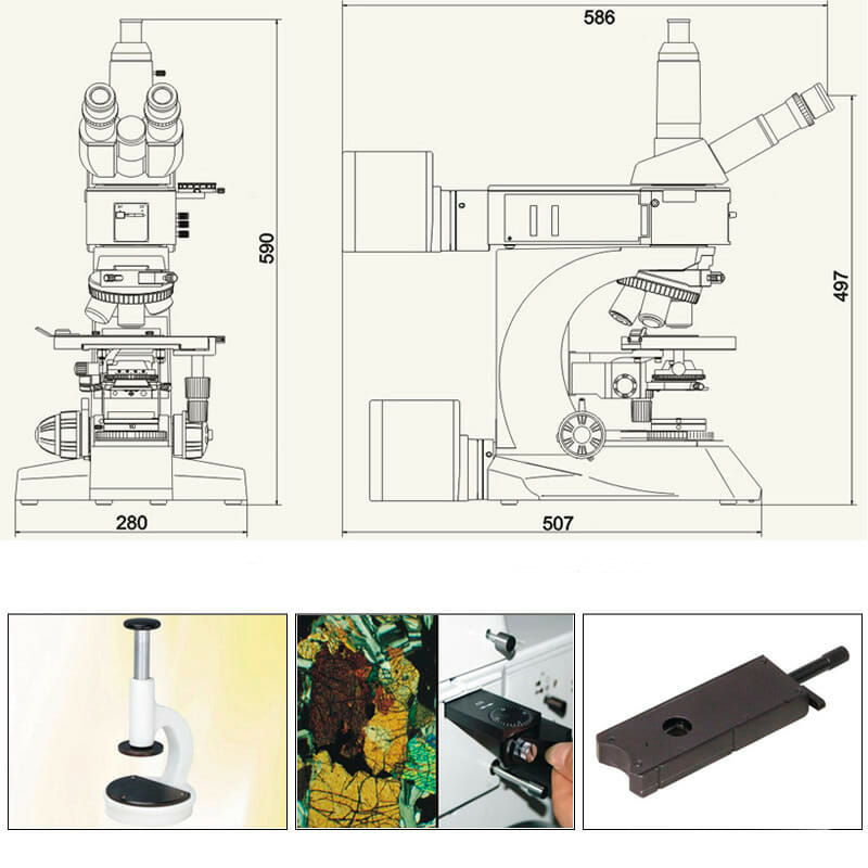 Microscope métallurgique YR0256 – 1