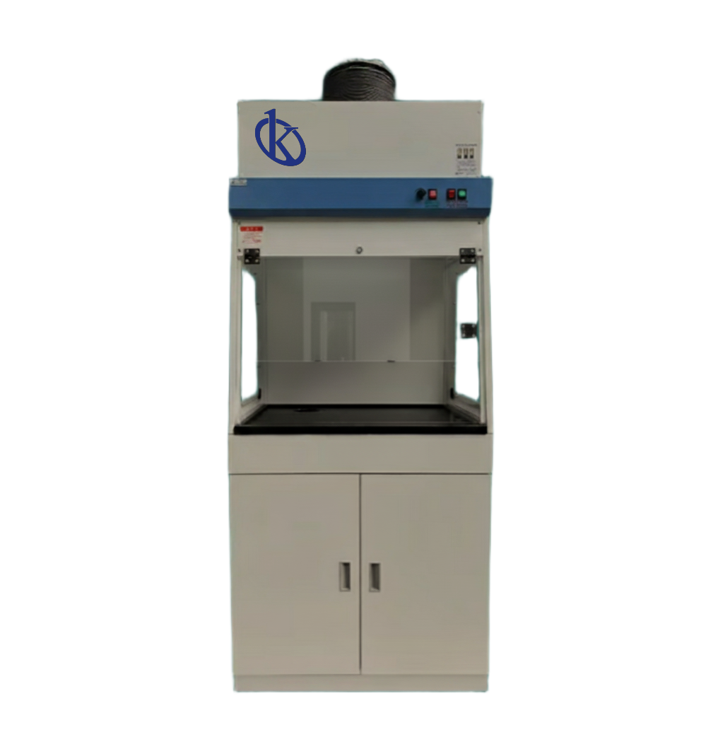 Hotte d'extraction de produits chimiques de laboratoire en acier revêtu d'époxy YR06553 // YR06556 – 1